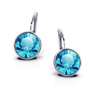 New, Sparkling Purple or light blue Earrings